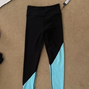 Soul by Soulcycle Leggings Blue and Black NWT